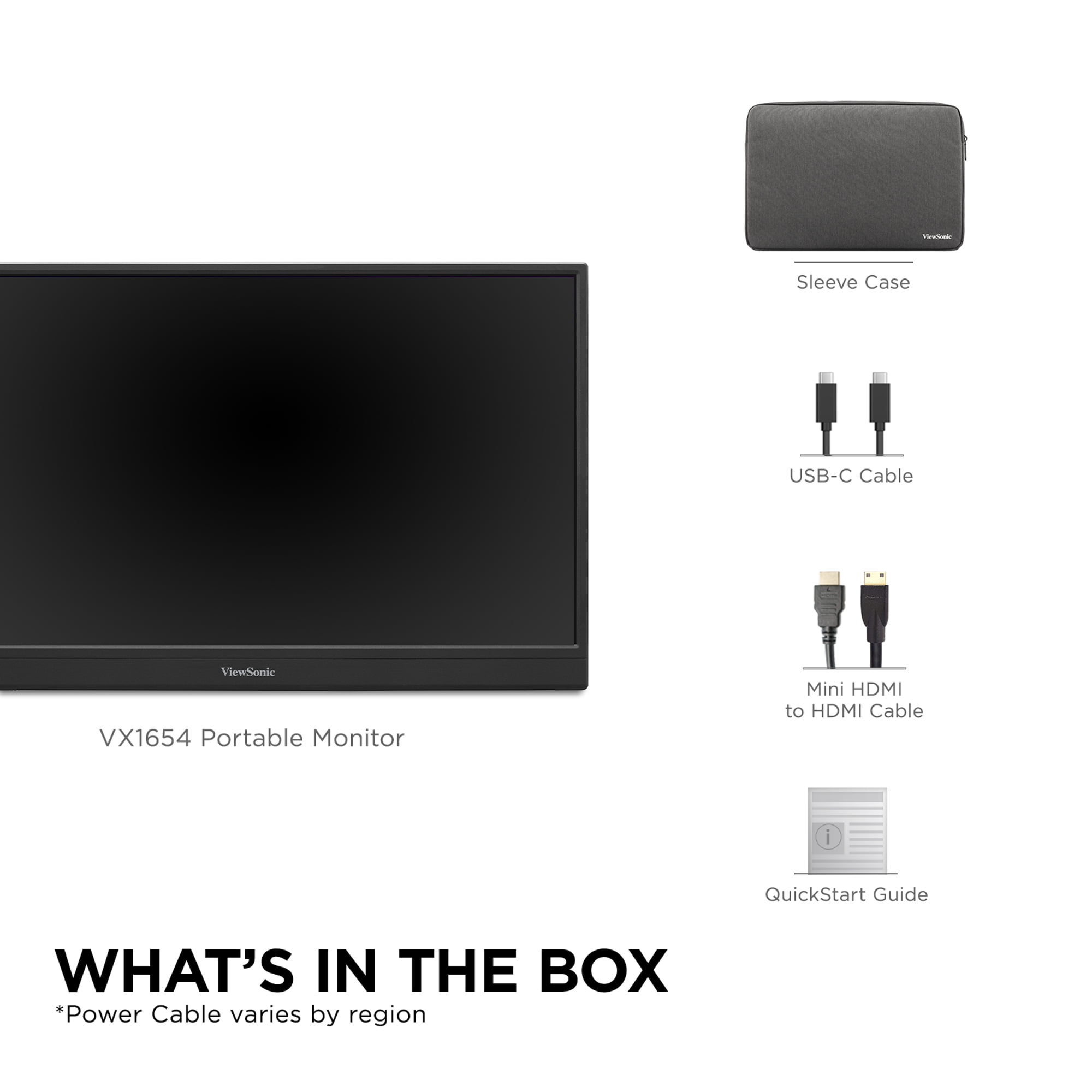 ViewSonic VX1654 16" 1080p Portable IPS Gaming Monitor w/ 144Hz