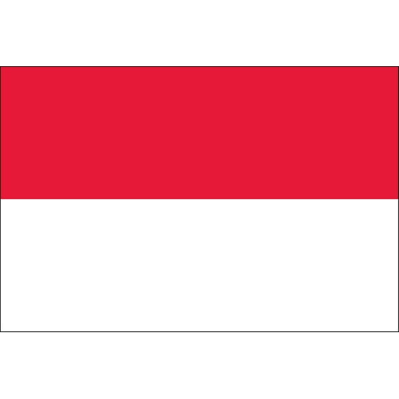 Indonesia 2' x 3' Indoor Polyester Flag