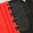 thumbnail image 5 of Corsets for Women Overbust Corset Bustiers Top Women Lace Up Lingerie Plus Size Black and Red 6XL, 5 of 5