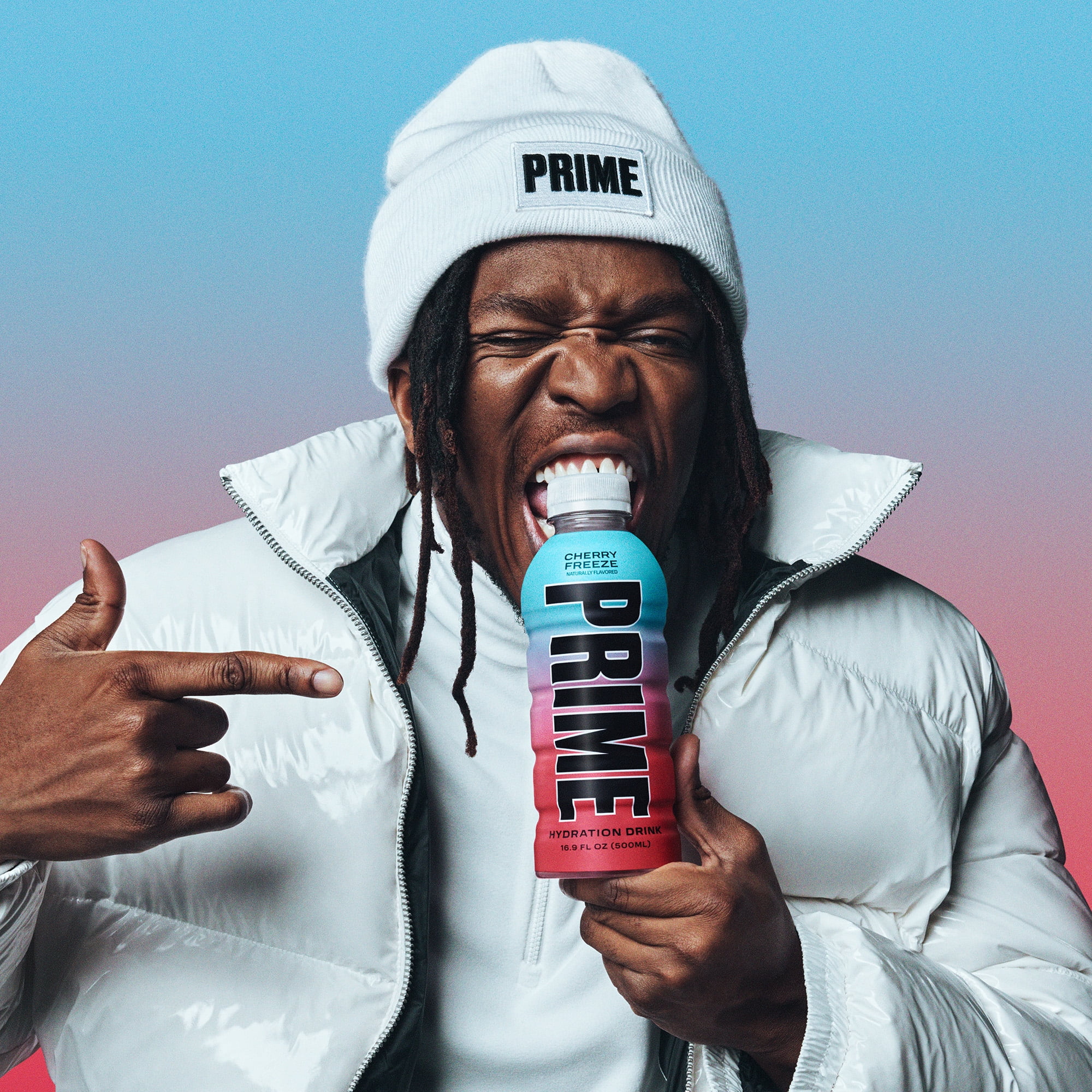 Prime Hydration Sports Drink, Cherry Freeze, 16.9 fl oz, Bottle