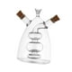 thumbnail image 4 of Dispensador de aceite y vinagre Macarena 2 en 1 Botella de vidrio transparente, 4 of 8