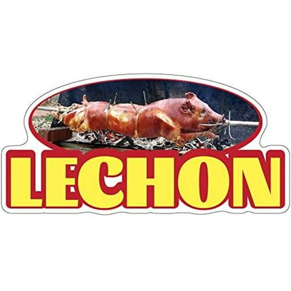 SignMission D-DC-24 Lechon19 Lechon 24 in. Decal Concession Stand Food Truck Sticker