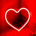 thumbnail image 3 of Battery/usb Dual Powered Flicker Free Neon Sign Light Valentine Day Wall Decor Heart Lamp Party Supplies, 3 of 5