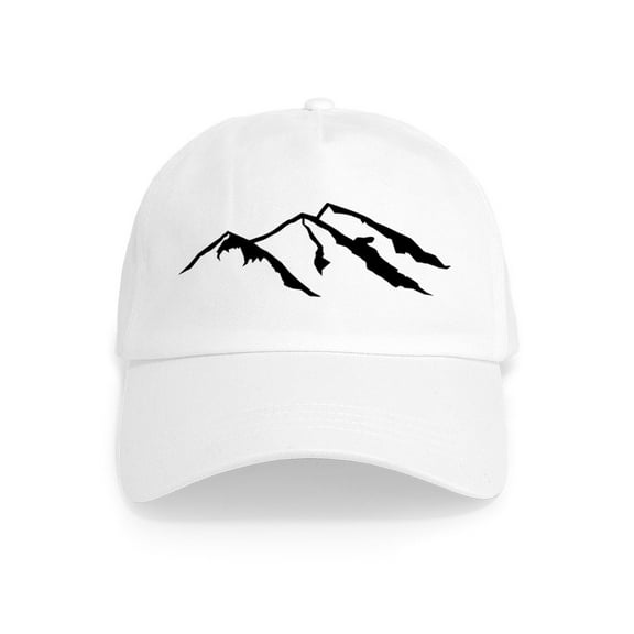 CafePress - Mountains Cap - Adjustable 100% Brushed Unisex Casual Cotton Baseball Cap, Beige, 1