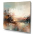 thumbnail image 2 of Designart "Brown Abstracted Nature I" Abstract Landscape Wall Art Print, 2 of 5