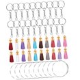 thumbnail image 1 of unbranded 90Ud De Llaveros Con Borlas Surtidas Y Materiales Resistentes Para De Llaves Y Mochila, 1 of 8