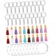 thumbnail image 2 of EeaseMX 90pcs en 3 set kit de llavero acrílico gancho de llave de llave de borla hermosa adornos de llave exquisita establecido accesorios de llavero de bricolaje para la tecla de bolsa, 2 of 7