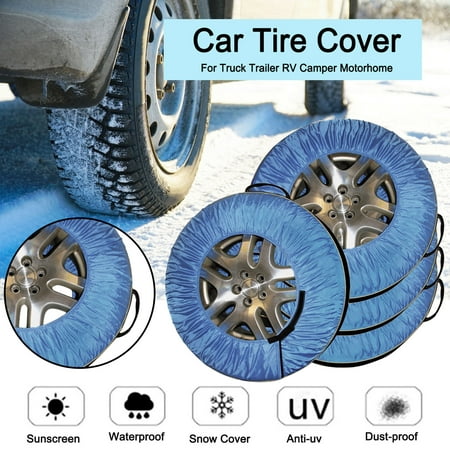 WREESH Housse de pneu de secours pour camping Housse de protection de pneu  anti-ultraviolet Housse de pneu de voiture