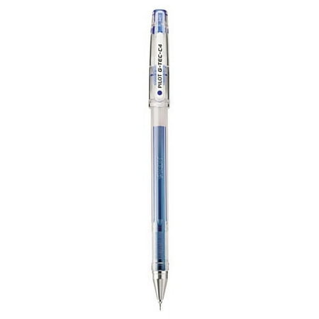 G-Tec-C Ultra Gel Pen, Stick, Extra-Fine 0.4 Mm, Blue Ink, Clear Barrel, Dozen | Bundle of 10 Dozen