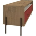 thumbnail image 4 of Manhattan Comfort Joy Support TV 59" en Rouge et Marron, 4 of 10