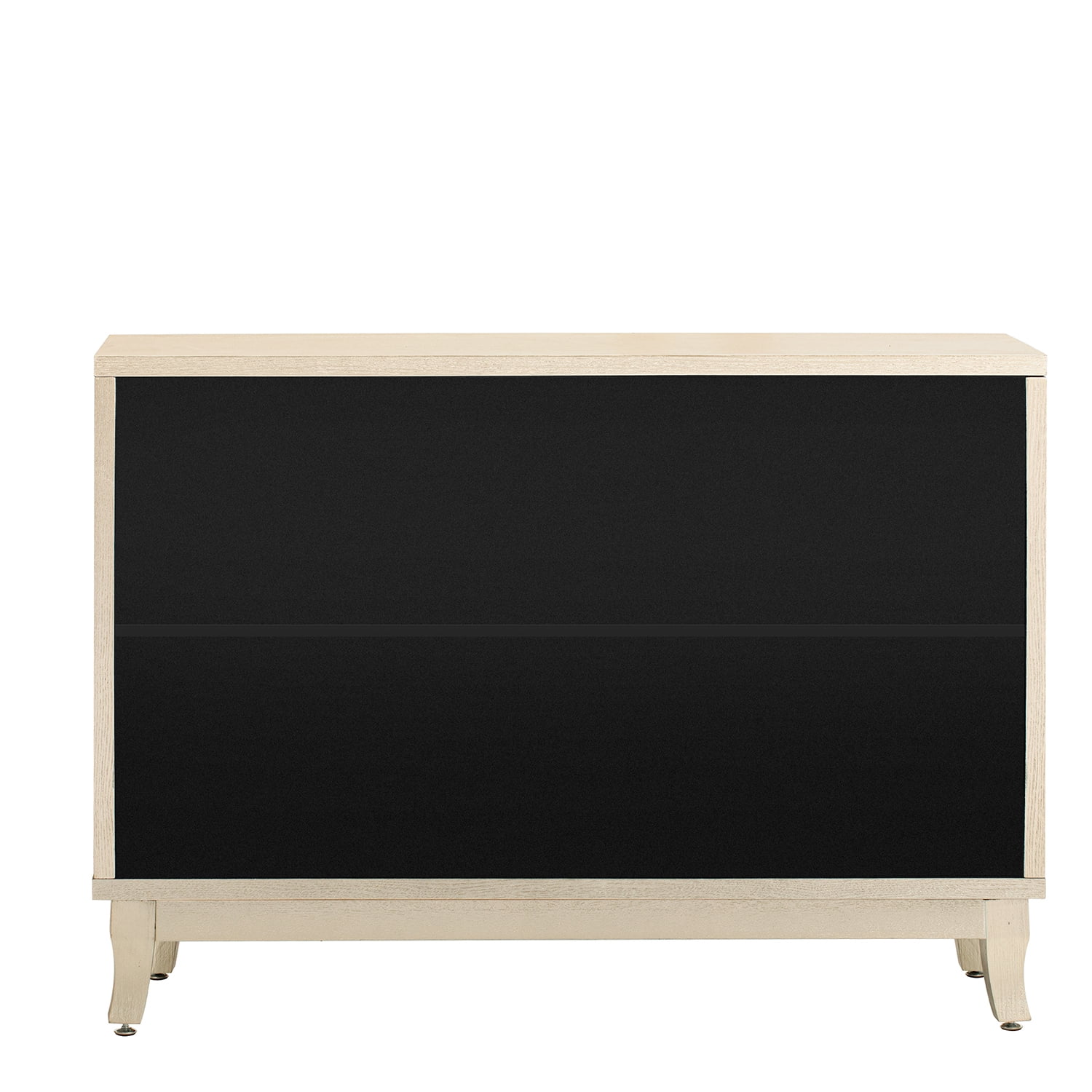 Kadyn Sideboard with Glass Doors, Accent Storage Cabinet with 3 Door, Sideboard Buffet Cabinet for Hallway, Champagne Kadyn Sideboard with Glass Doors, Accent Storage Cabinet with 3 Door, Sideboard Buffet Cabinet for Hallway, Champagne