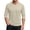 Beige, variant on Men's 3/4 Sleeve Henley Baseball Shirts Casual Stylish Raglan Sleeve Tops Slim Plain Workout Athletic Blouses Coffee M(M)