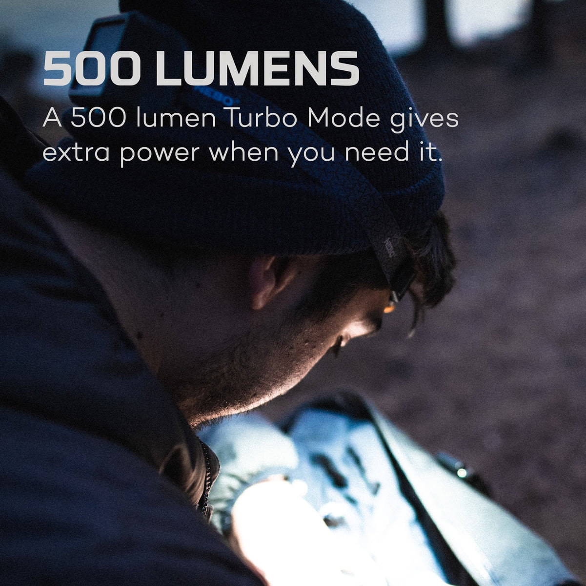 Nebo Einstein 500 Powerful Headlamp/Compact Low Profile Headlamp/5 Light Modes/Available in 400 Lumens, 750 Lumens, 1000 Lumens, 1500 Lumens/ Batteries included