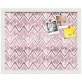 thumbnail image 2 of PinPix 20x16 Custom Cork Bulletin Board Bohemian Peaks Red Poster Board Has a Fabric Style Canvas Finish, Framed in Bohemian Peaks Red, by ArtToFrames (PinPix-1592), 2 of 5