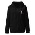 thumbnail image 1 of Gibobby Sudaderas para mujer con cierre, Sudadera con Capucha de Rizo francés con Cierre Completa y Forro de Sherpa Blusa para Mujer(Negro,M), 1 of 4