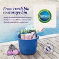 thumbnail image 6 of Open Box Homz 17 Gal Indoor Outdoor Storage Bucket with Rope Handles, Blue(2pk), 6 of 8