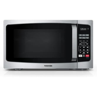 ウェア TOSHIBA Toshiba 1.2 Cu.ft Microwave Oven, Black Stainless Steel, with