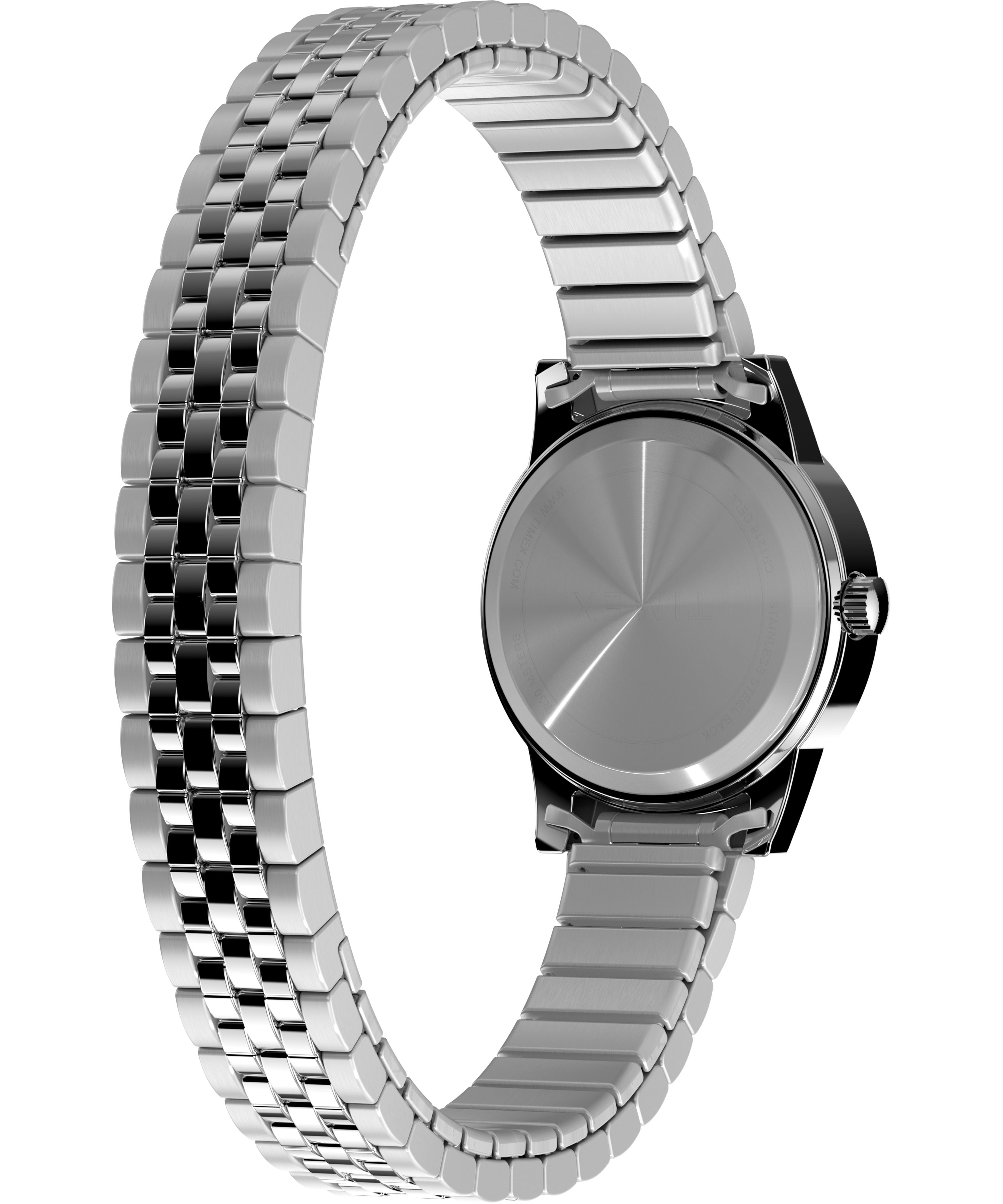 Timex Women's Silver Expansion Band w/Perfect Fit