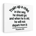 thumbnail image 4 of Scripture Walls  Up A Child Proverbs 22:6 Bible Verse Canvas Christian Wall Art Ready to Hang Unframed, 4 of 12