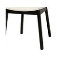 thumbnail image 6 of Baxton Studio Darrion Mid-Century Modern Cream Fabric and Black Finished Wood 7-Piece Dining Set, 6 of 7