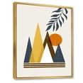 thumbnail image 3 of Designart 'Abstract Moon and Sun In Mountains I' Modern Framed Canvas Wall Art Print, 3 of 5
