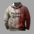 thumbnail image 4 of Joernso Unisex Hoodie Bloodstain Print Halloween Haunted House Cosplay Top Drawstring Hooded Pocket Long Sleeves Loose Hoodie, 4 of 8