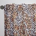 thumbnail image 3 of Designart 'Leopard Fur Safari Pattern II' Mid-Century Modern Curtain Panel, 3 of 5