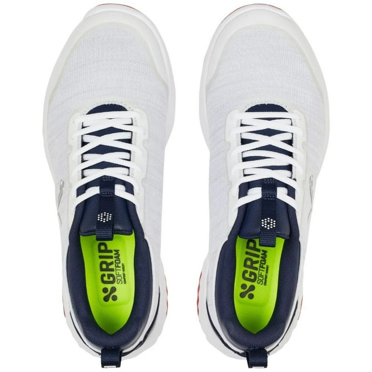 NEW Men's Puma Fusion Pro Golf Shoes White / Navy / Red - 11.5
