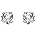 thumbnail image 2 of GKNET 1Pair Hollow Small Rose Stud Earrings Elegant Mini Simple Elegant Earrings WY4-Gold-, 2 of 8