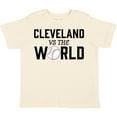 thumbnail image 3 of Inktastic Cleveland Vs. the World with Baseball Boys or Girls Toddler T-Shirt, 3 of 5