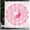 thumbnail image 4 of Ambesonne Ying Yang Shower Curtain, , 69"Wx84"L, Pink, 4 of 5