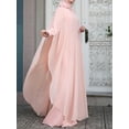 thumbnail image 5 of ZANZEA Womens Dresses Vintage Muslim O-Neck Two-Piece Holiday Party Long Dress, 5 of 14