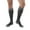 Black & Grey, variant on Jobst Sport 15-20 Knee High Compression Socks Black/Gray Large
