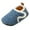 2-Blue, variant on Baby Floor Socks with Grips - Thick Sole Warm Sock Shoes for Cold Weather, Cozy Non-Slide Footwear for Little Feet,Color: 1-Black Size: 12-18 Months
