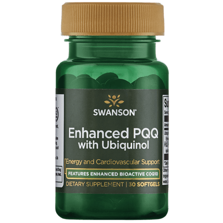 Swanson Enhanced Pqq with Ubiquinol 30 Sgels (Best Ubiquinol For Fertility)
