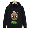 thumbnail image 2 of Sudadera con capucha Kawaii Groot, ropa para niños, ropa para niñas, ropa de moda para bebés, sudadera deportiva cálida de otoño, tops para niños, 2 of 5