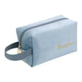 thumbnail image 2 of Riguas Cosmetic Bag with Handle Large Zipper Opening Velvet Women Multifunction Portable Makeup Storage Pouch Daily Use, 2 of 8