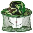 thumbnail image 1 of Chapeau Extérieur Camouflage Moustiquaire Insecte Abeille Punaise Filet Couverture Tête Visage Protecteur Casquette, 1 of 7