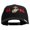 Black, variant on USMC Design Embroidered 6 Panel Structured Cotton Twill Cap Made in USA - Red OSFM