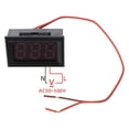 thumbnail image 4 of AC 50-500V Voltage Meter AC 220V 380V Universal Voltmeter 0.56' Digital LED Display Voltage Meter Gauge with Power Wire, 4 of 4