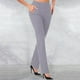 thumbnail image 2 of Pantalones KIHOUT para mujer, tallas grandes, pantalones de vestir, pantalones de trabajo de cintura alta, pantalones casuales de oficina elásticos., 2 of 6