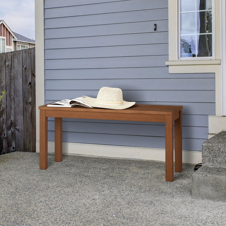 Furinno Tioman Outdoor Hardwood Bench, Brown photo 1