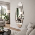 thumbnail image 2 of Ina Irregular Full Length Wall Mirror - Handmade Asymmetrical Mirror, 2 of 11