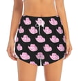 thumbnail image 4 of Lsque Cowboy Hat Printed Women's Running Shorts with Liner Pockets,Elastic Quick Dry Workout Athletic Gym Yoga Shorts,Womens High Waist Shorts-Medium, 4 of 9