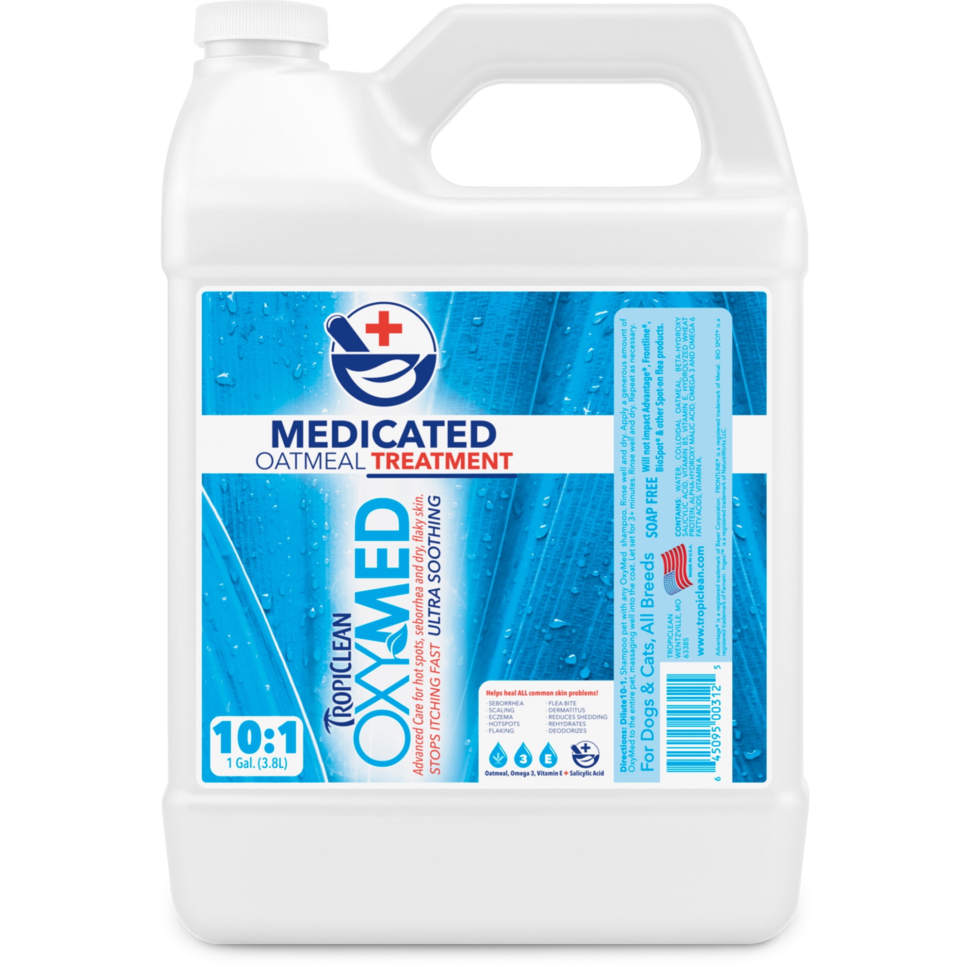 TropiClean OxyMed Medicated Anti Itch Conditioning Treatment for Pets