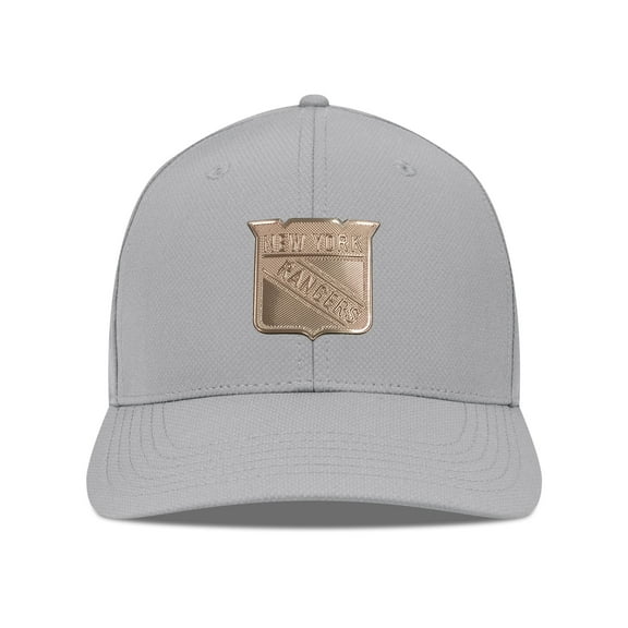 Men's Levelwear Gray New York Rangers Rise Copper Insignia Flex Hat