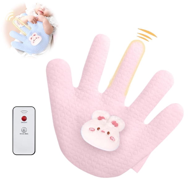 TQEHS Almohada grande para saltar con palmas que suprime los golpes del bebé, almohada relajante para abrazar al bebé, herramienta para dormir, palmaditas para dormir para bebés, almohada relajante pa