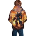 thumbnail image 2 of Youth Cartoon Hoodie Fashion Long Sleeve Kids Pullover Coat Casual Hoody Hooded Sweatshirts for Boys Girls, 2 of 8