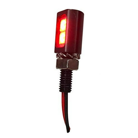 PilotLights 24 Volt DC Instrument Panel Light, Post Light - Red LED, 24VDC