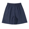 thumbnail image 6 of KPOPLK Mens Casual Shorts Cotton Drawstring Shorts Summer Beach Stretch Twill Chino Golf Shorts S-5XL Size XL,Navy, 6 of 6